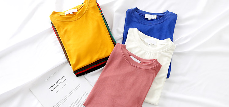 榆林夏季T恤衫定做要选对材质